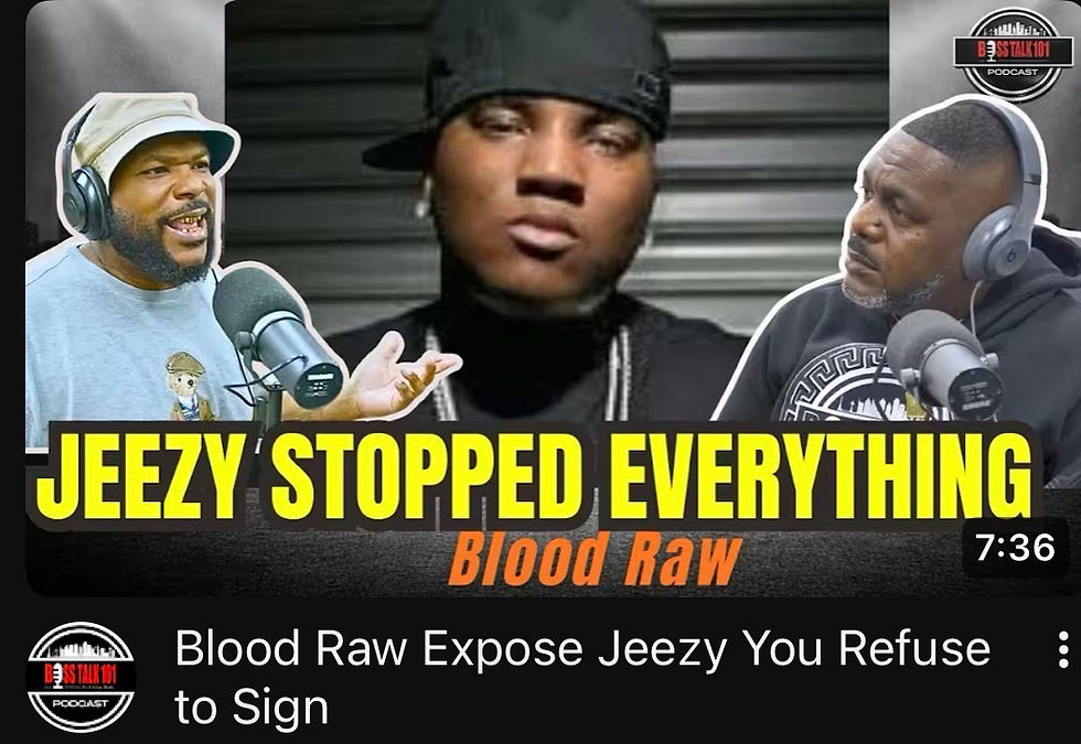 Blood Raw Opens Up About Jeezy and Missed Opportunities
