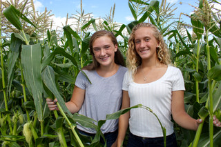 Girls in the corn - Senior Portrait