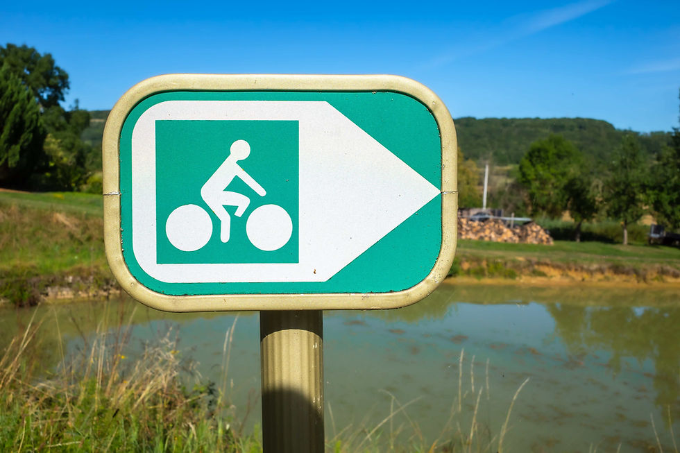 Pictogramme des voies vertes à vélo