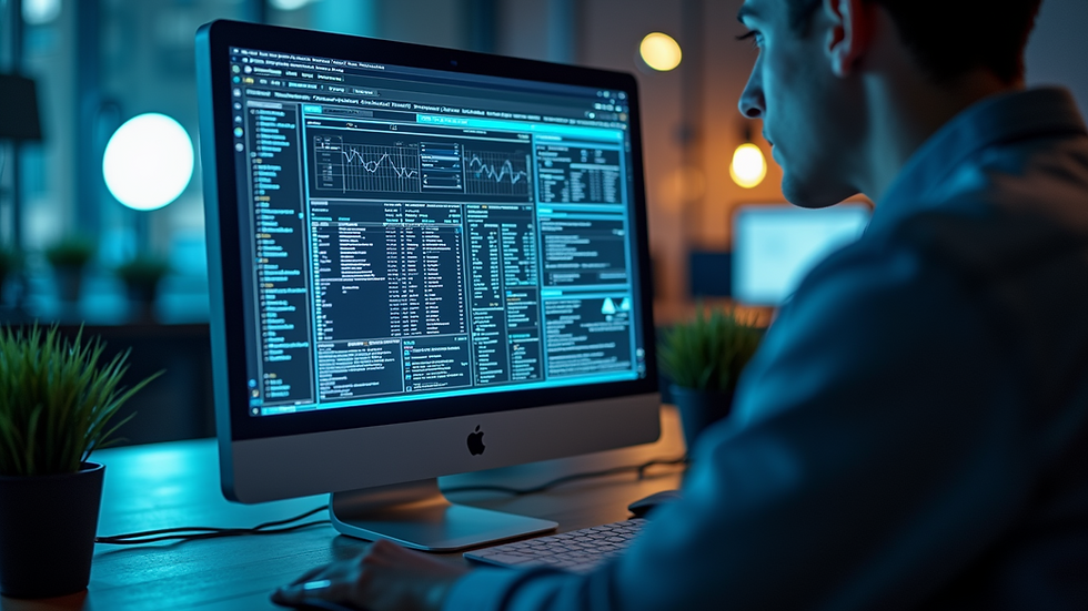 Eye-level view of a digital wireframe on a screen