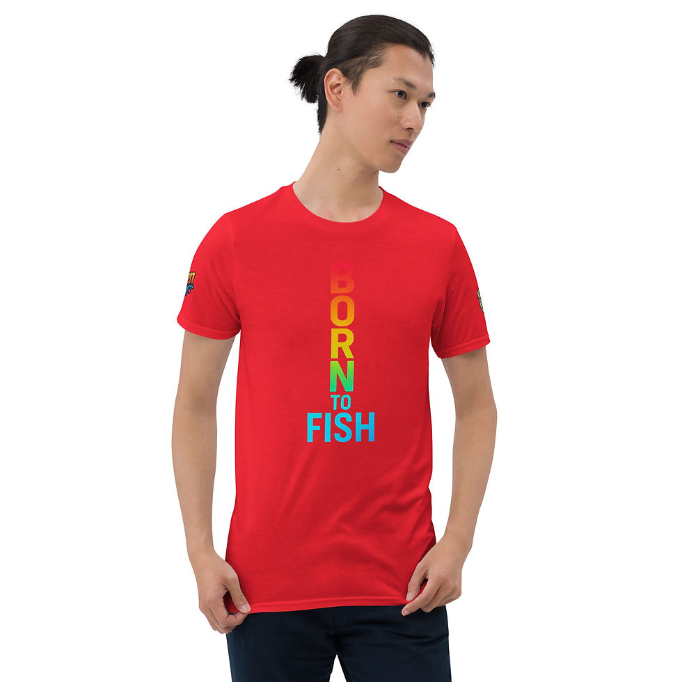 Thumbnail: Born to Fish Short-Sleeve Unisex T-Shirt
