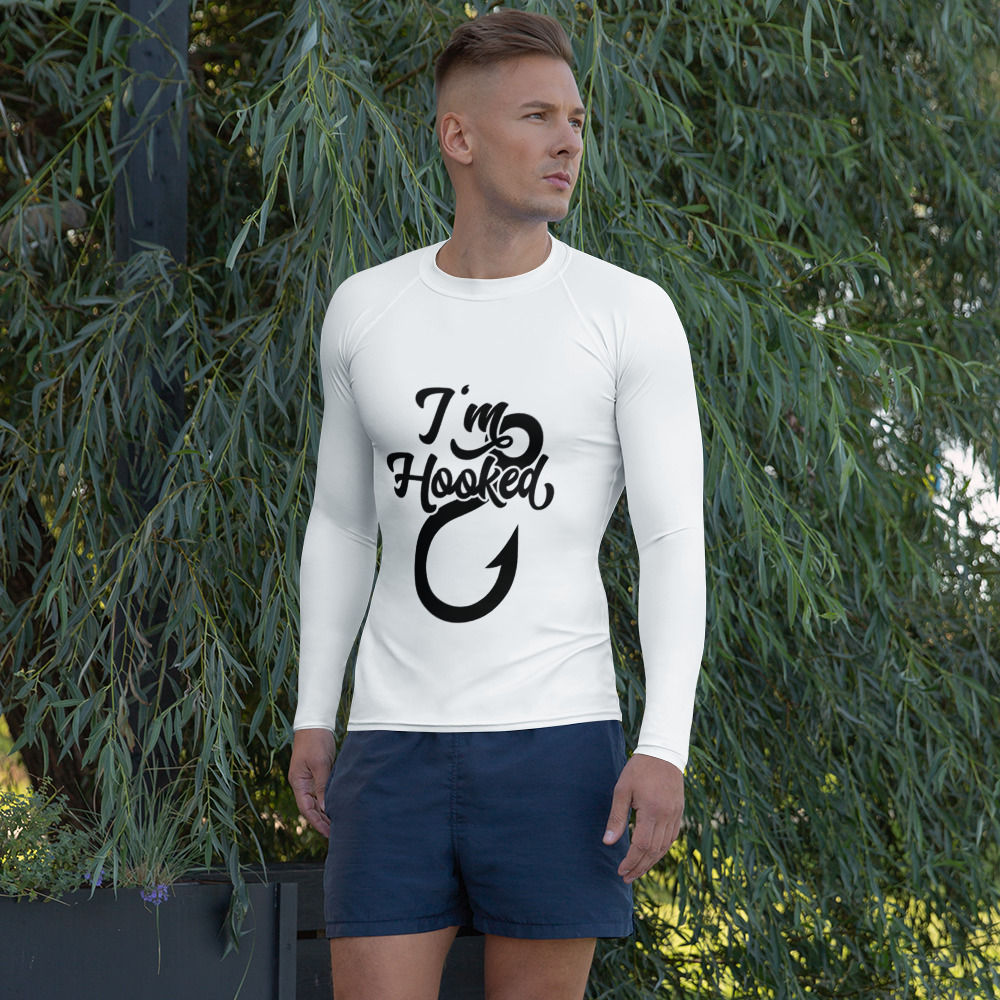 IM HOOKED IM WORTHY Rash Guard