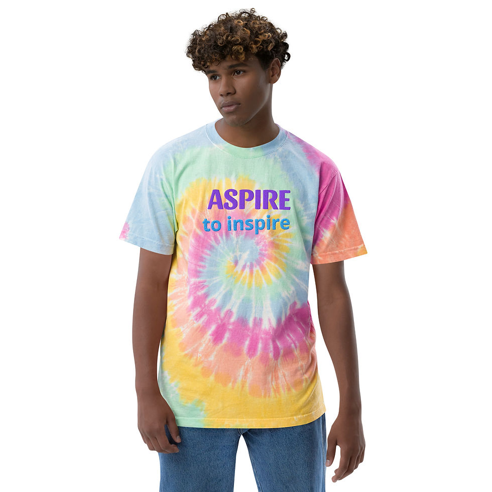Thumbnail: Oversized tie-dye t-shirt