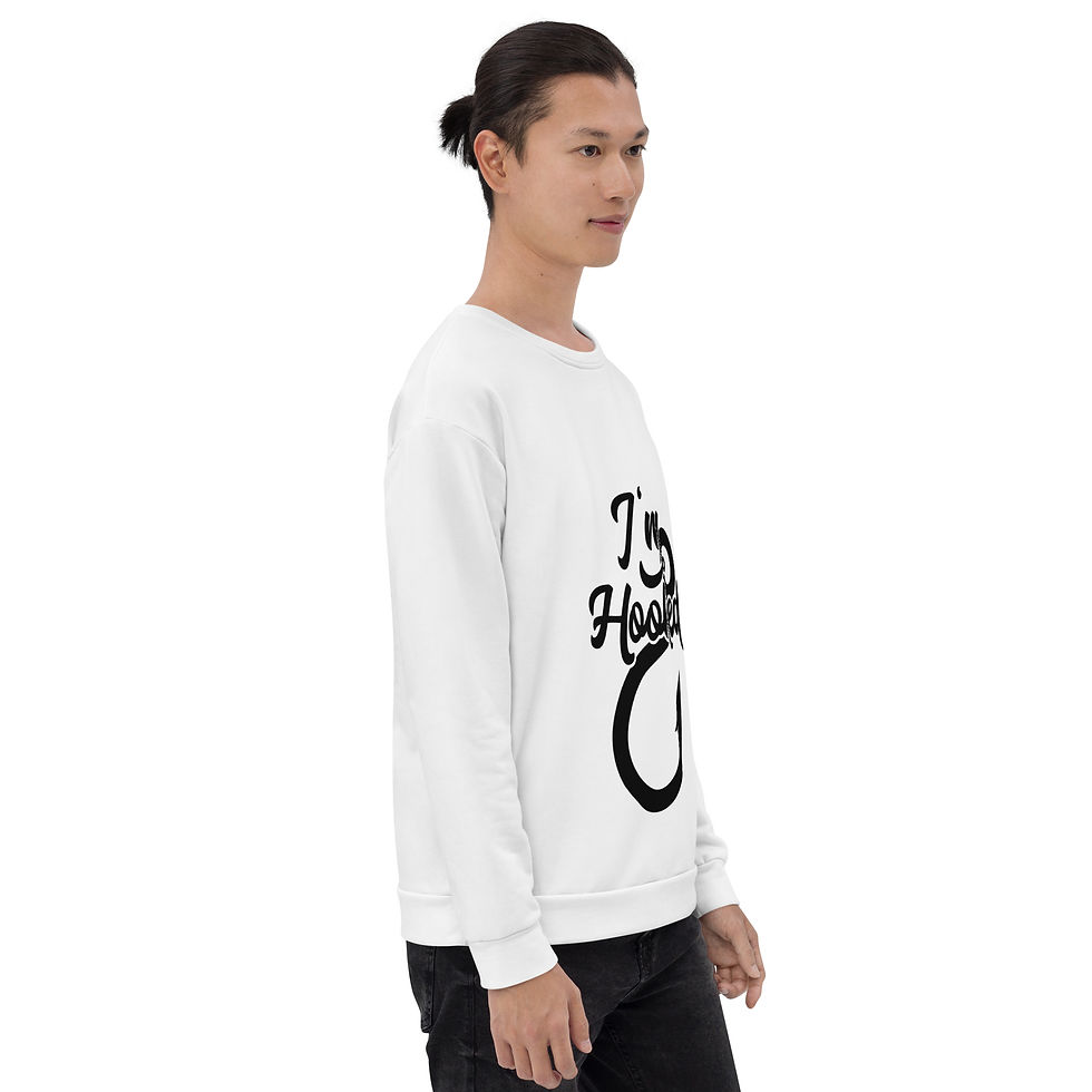 Thumbnail: I'm hooked I'm worthy Unisex Sweatshirt