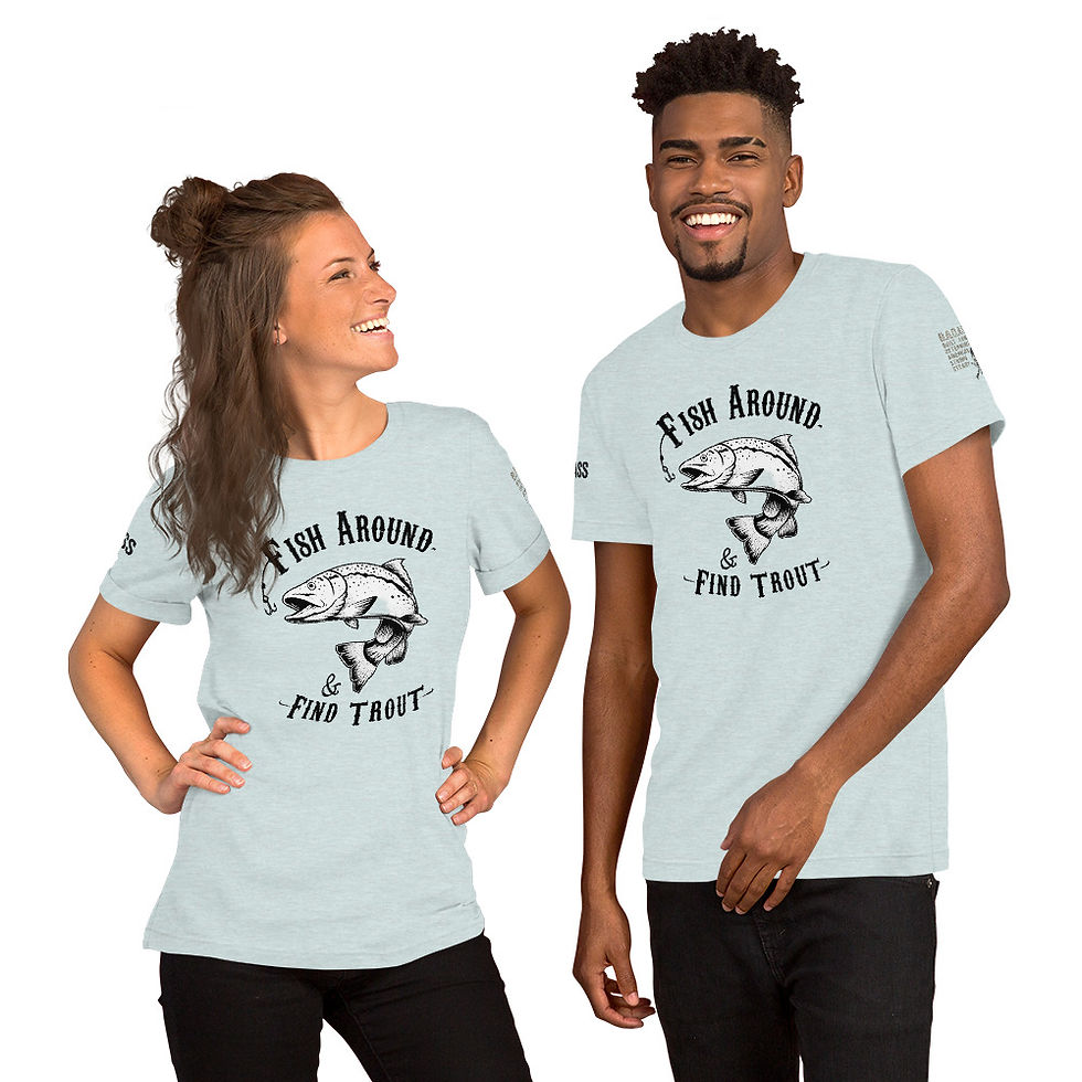 Thumbnail: Fishing around Unisex t-shirt