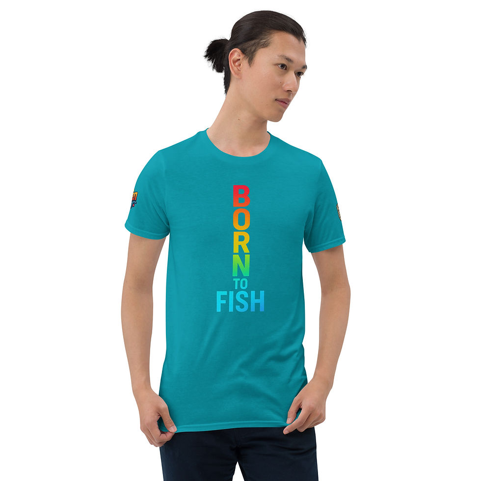 Thumbnail: Born to Fish Short-Sleeve Unisex T-Shirt