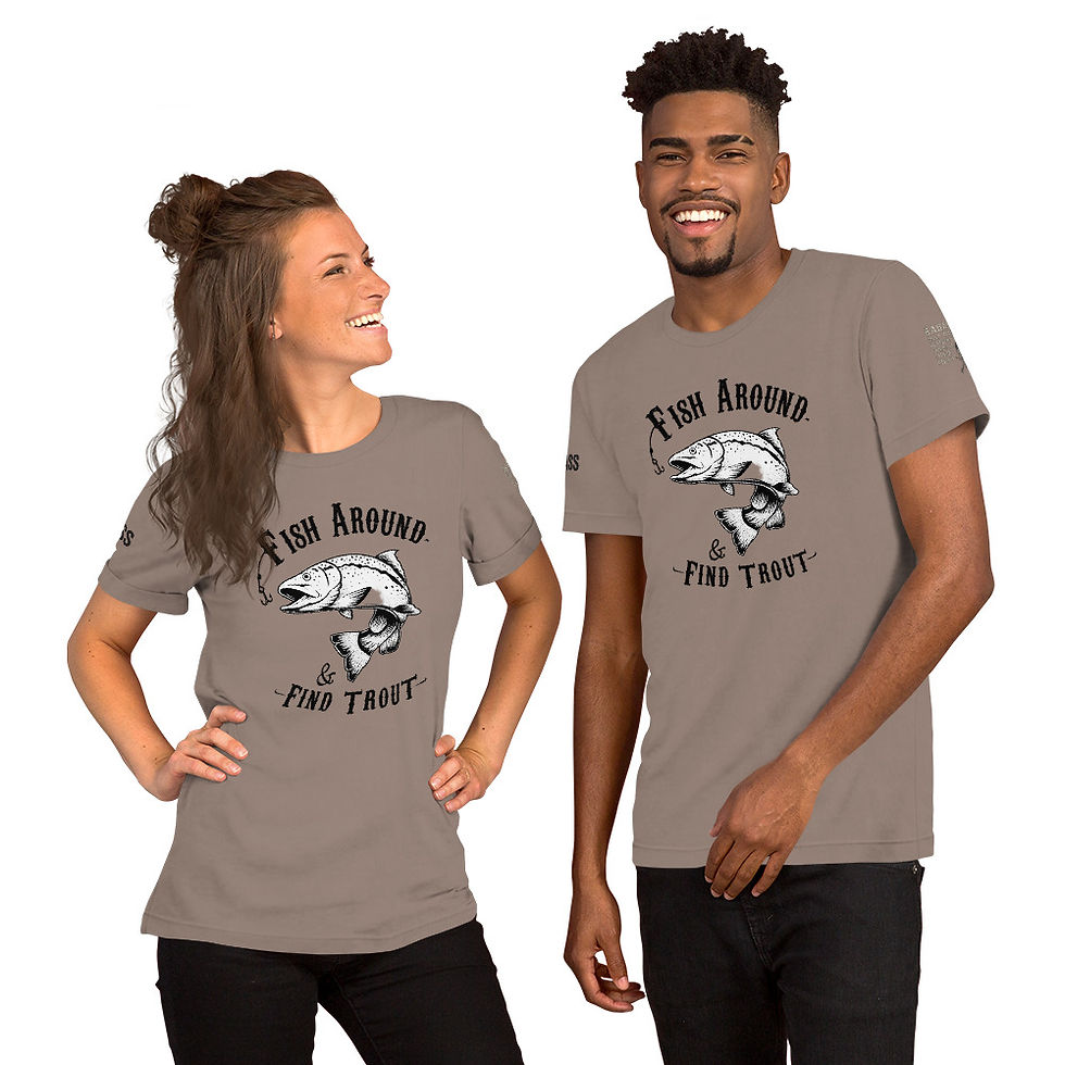 Thumbnail: Fishing around Unisex t-shirt