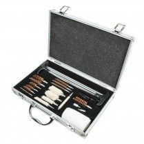 UNIVERSAL GUN CLEANING KIT/ALUMINUM CARRY CASE