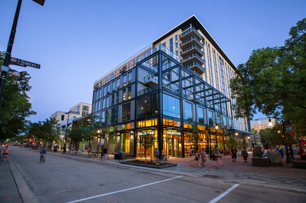 Hub at Madison for Core Campus by Antonovich Associates
