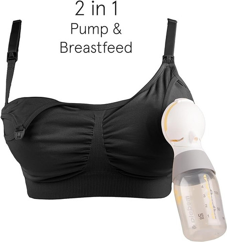 Bravado Designs Hands Free Pumping Bra & Nursing Bra 2-in-1 Seamless