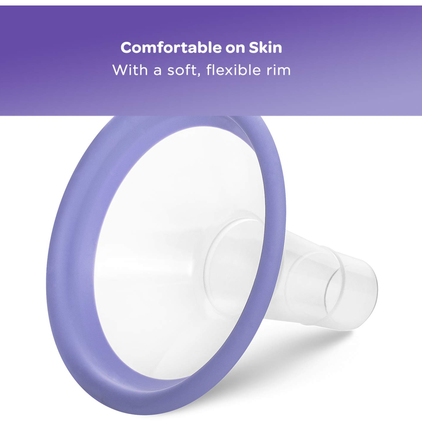Lansinoh ComfortFit Breast Pump Flanges, 2 count Large Size