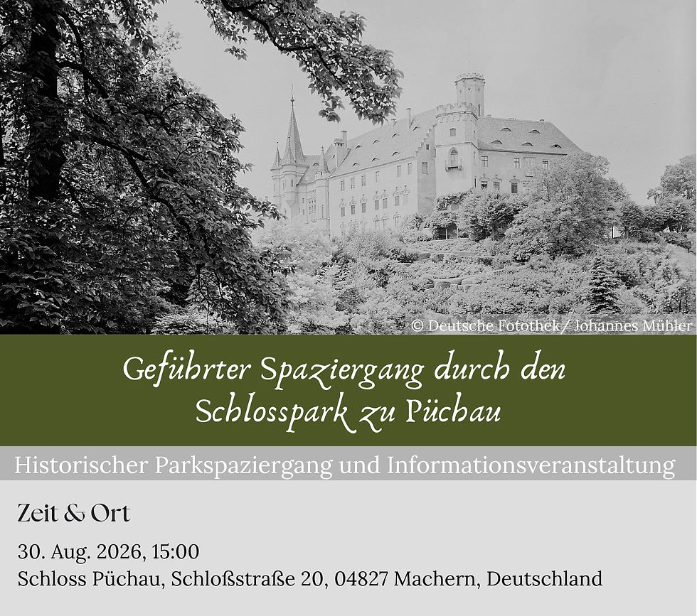 Geführter Spaziergang durch den Schlosspark zu Püchau