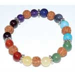 8mm Chakra & Rudraksha