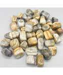 1 lb Onyx, Stripe tumbled stones