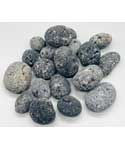 1 lb Agni, Black untumbled stones