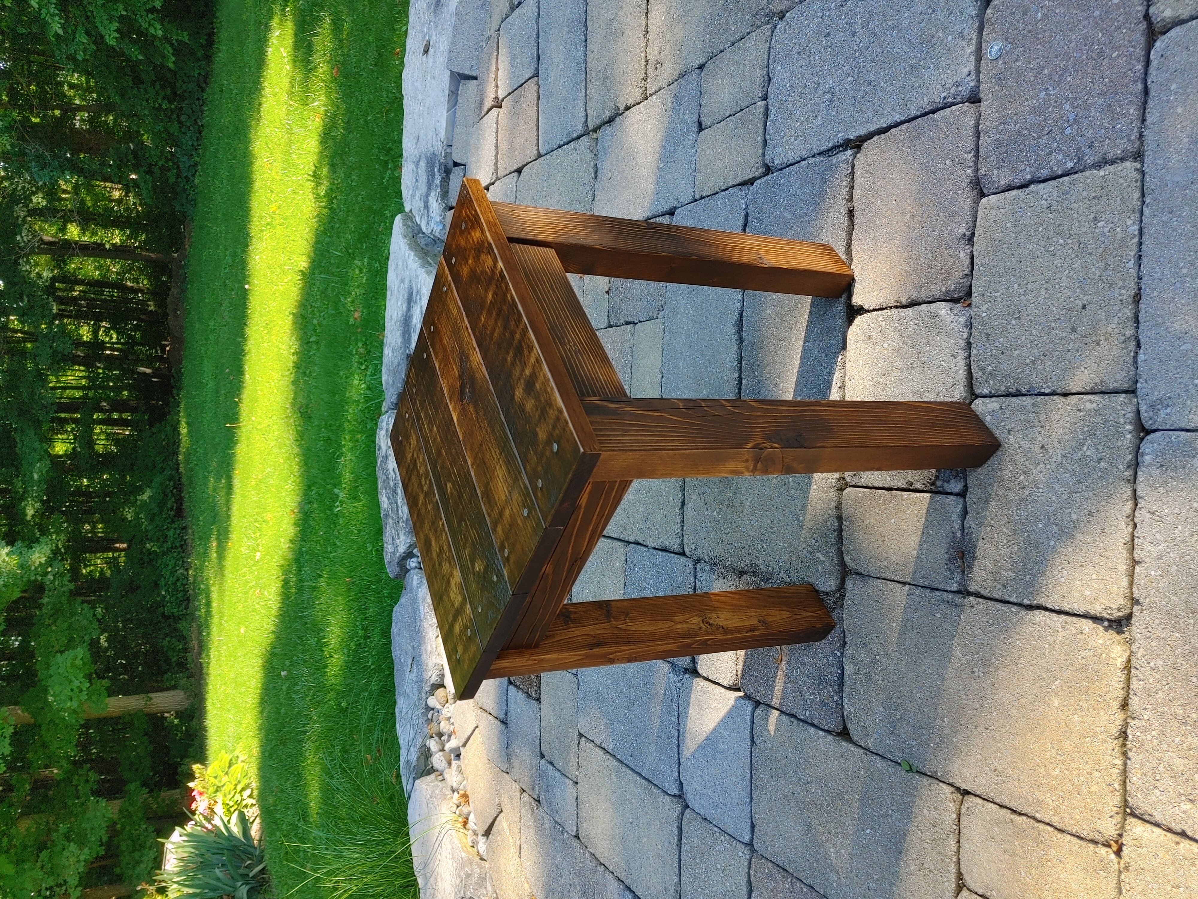 Rustic Handcrafted Side Table