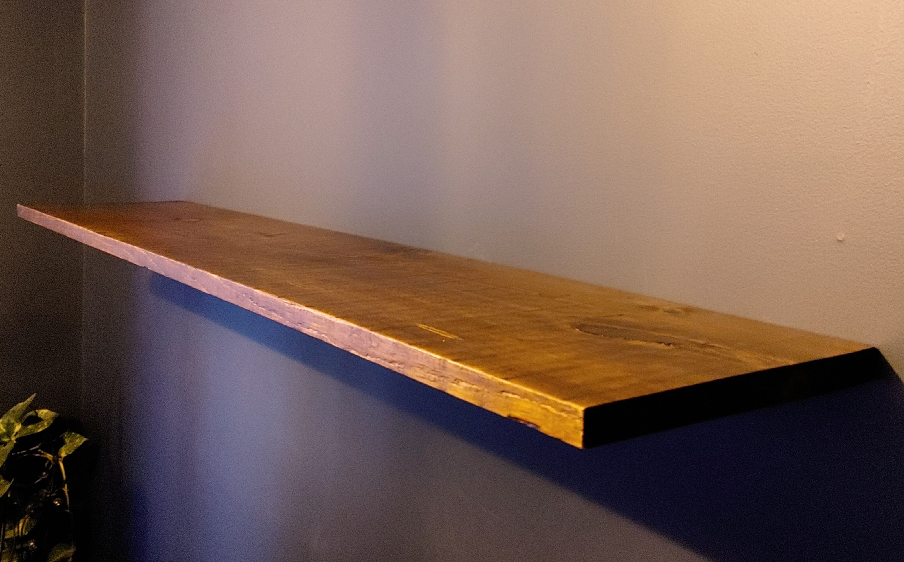 Barn Board floating shelves