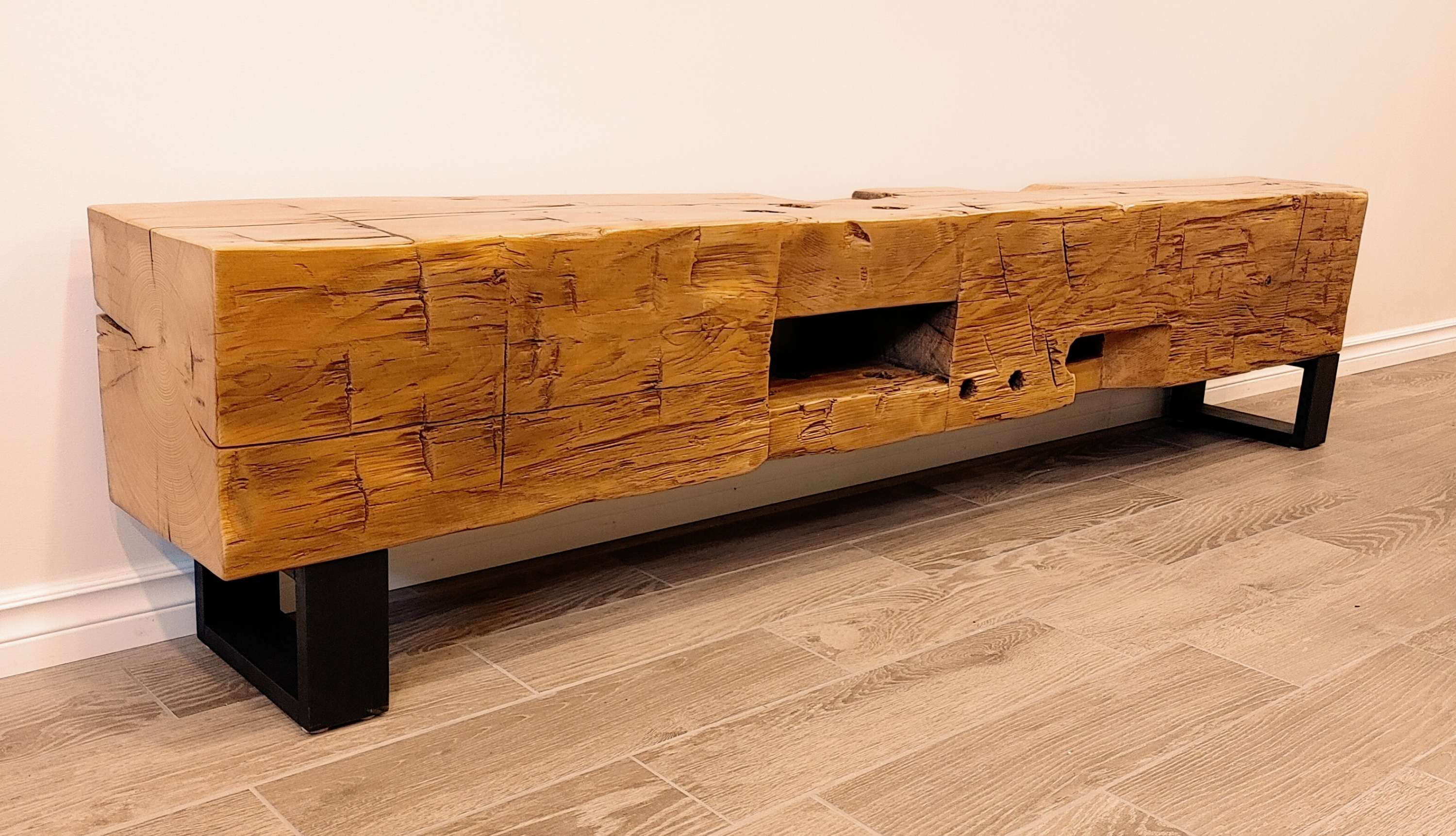 Vintage Barn Beam Bench