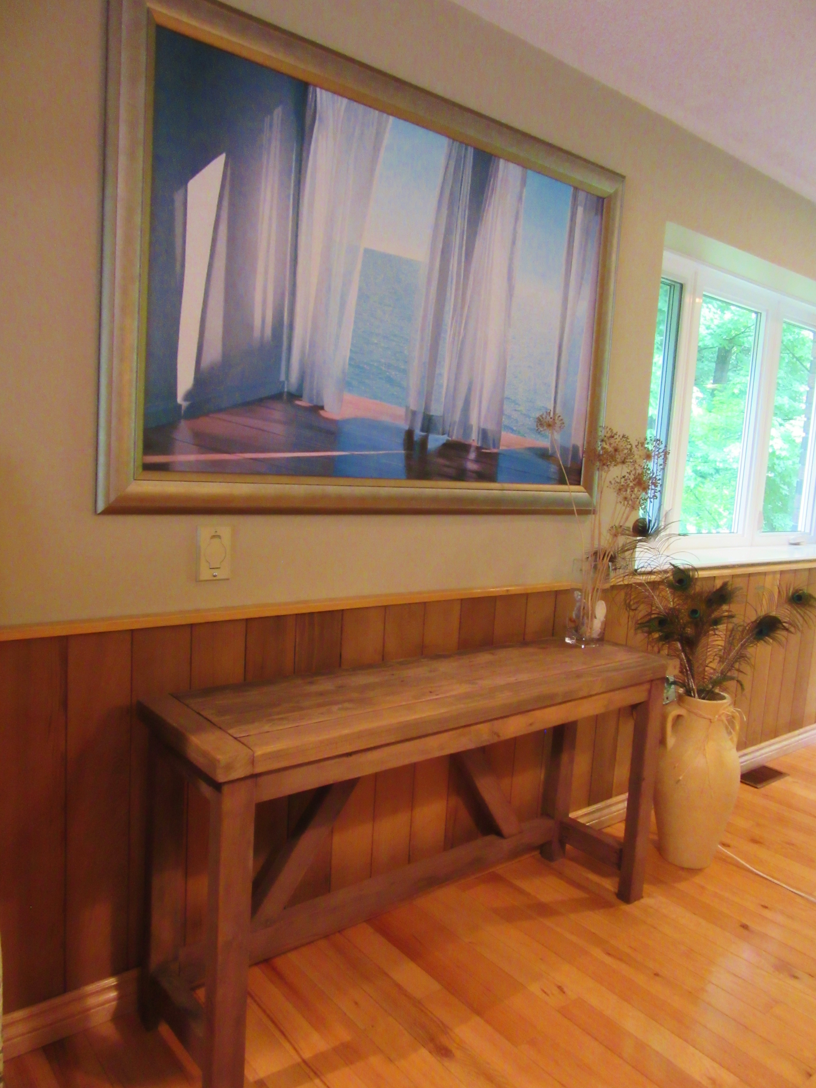 Reclaimed Barn wood Truss Desk