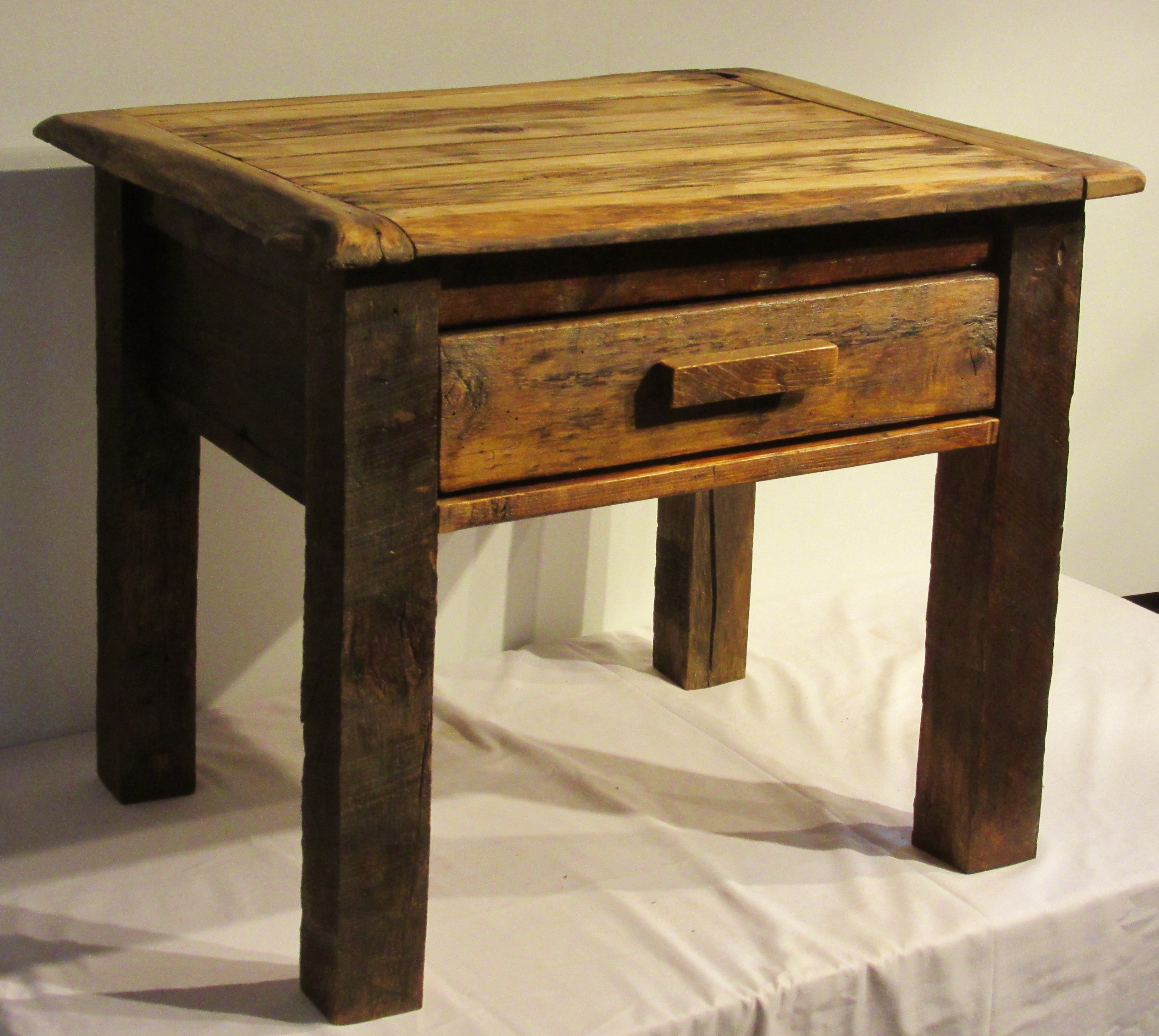 Side Table with Pull out Drawer