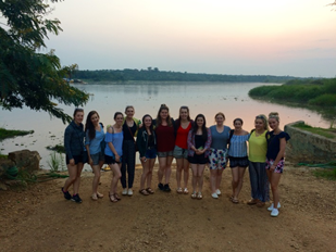 Sunrise on the river Nile