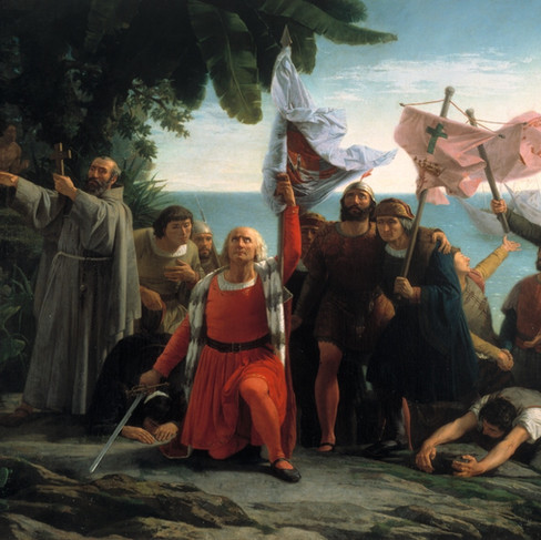Colombus arrives to the Americas