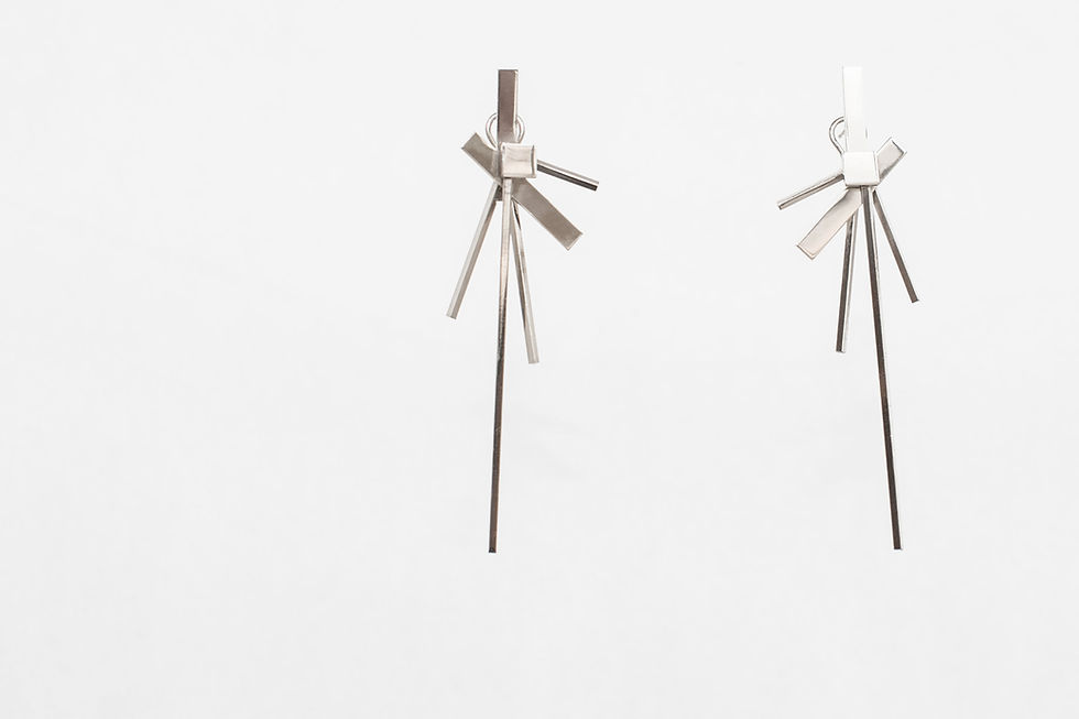 Aretes de plata
