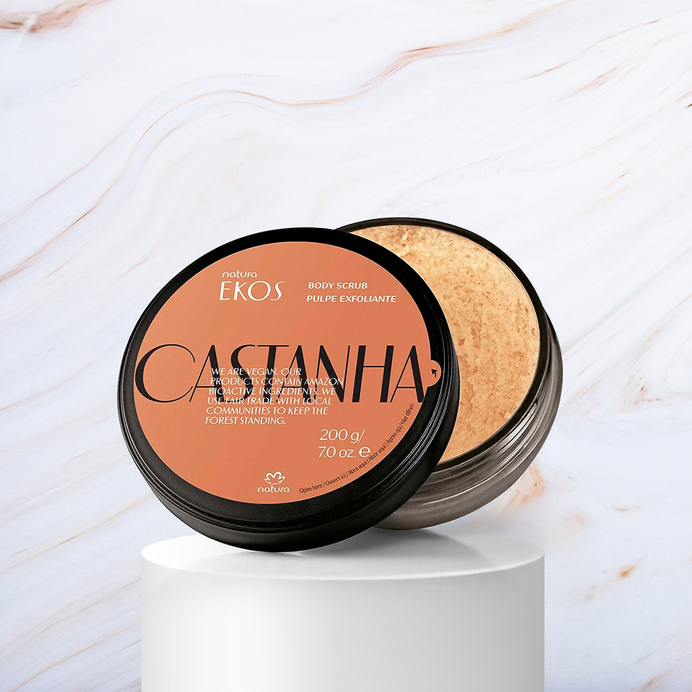 Polpa Esfoliante Castanha - Natura Ekos