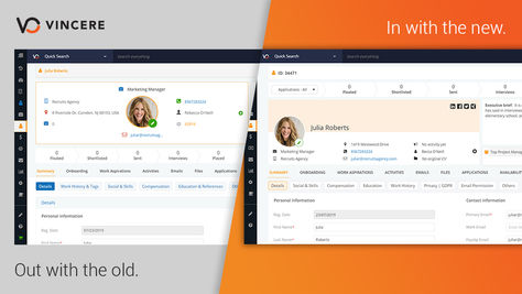 Our customers have spoken. A fresh new look is coming to Vincere.
