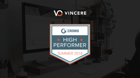 Vincere Staffing Software Rated as a G2 Crowd High Performer