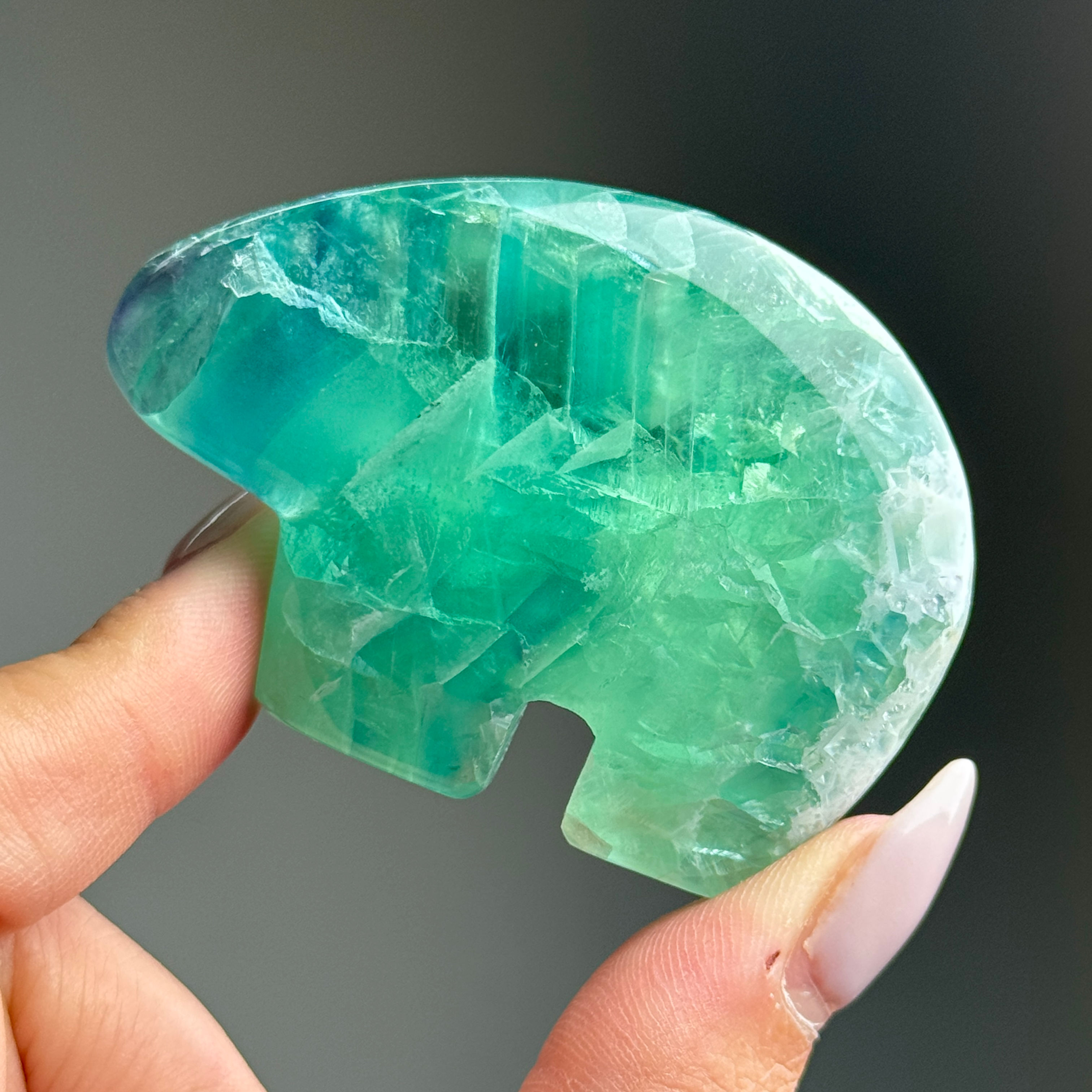 Durango Fluorite Bear Carving