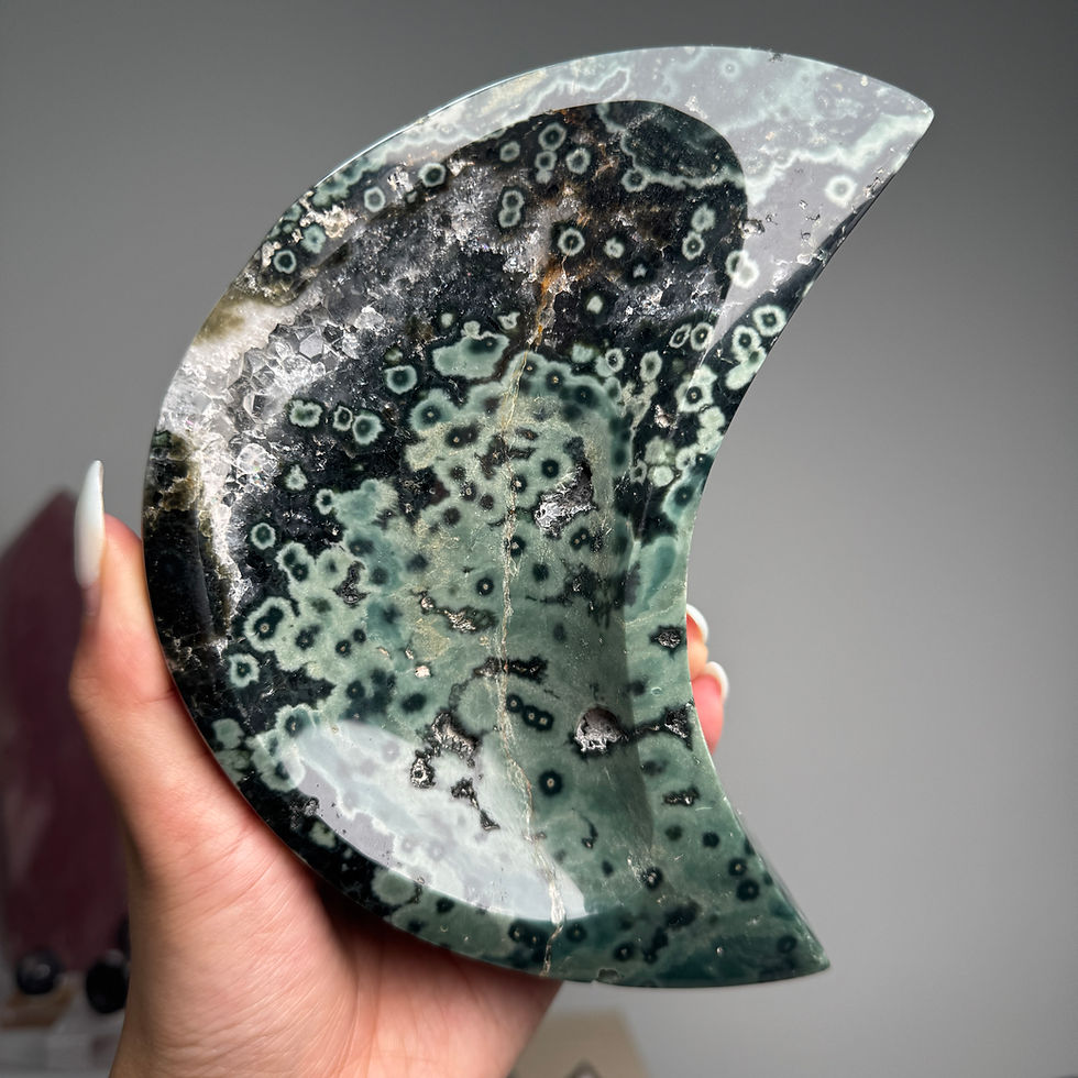 OJ OCEAN JASPER SEA JASPER MOON BOWL