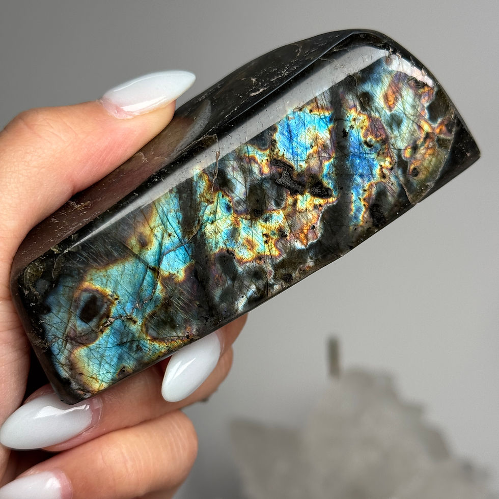 rainbow labradorite freeform