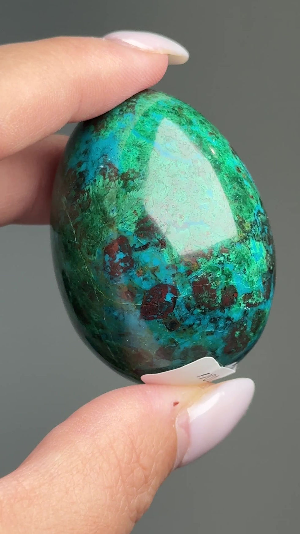 Thumbnail: Chrysocolla Malachite Cuprite Egg