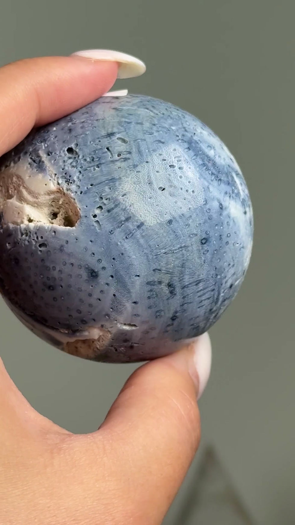 Thumbnail: blue coral sphere