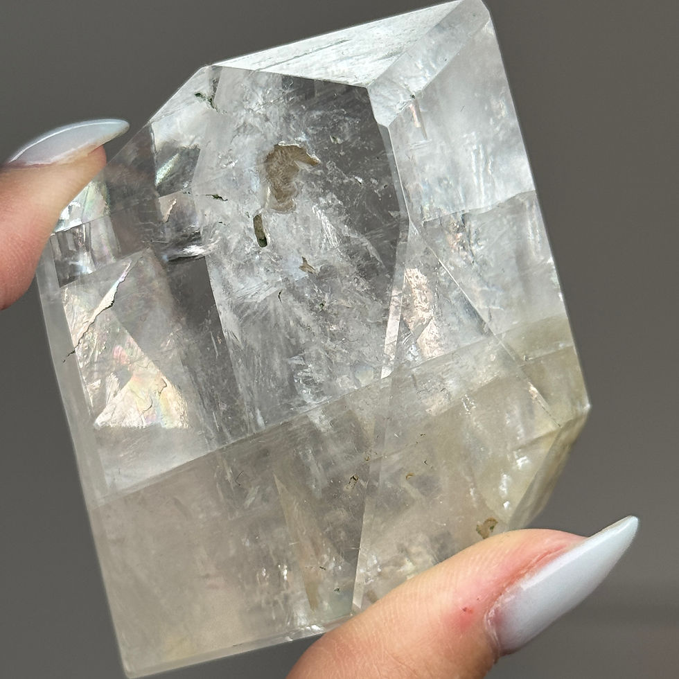 high quality optical calcite freeform