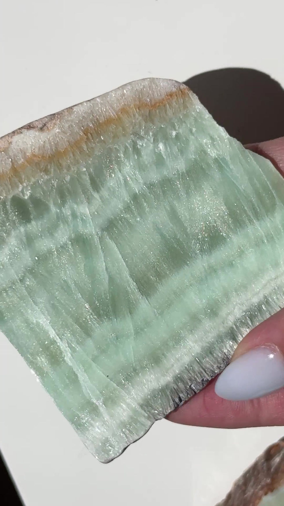 spanish green aragonite slab