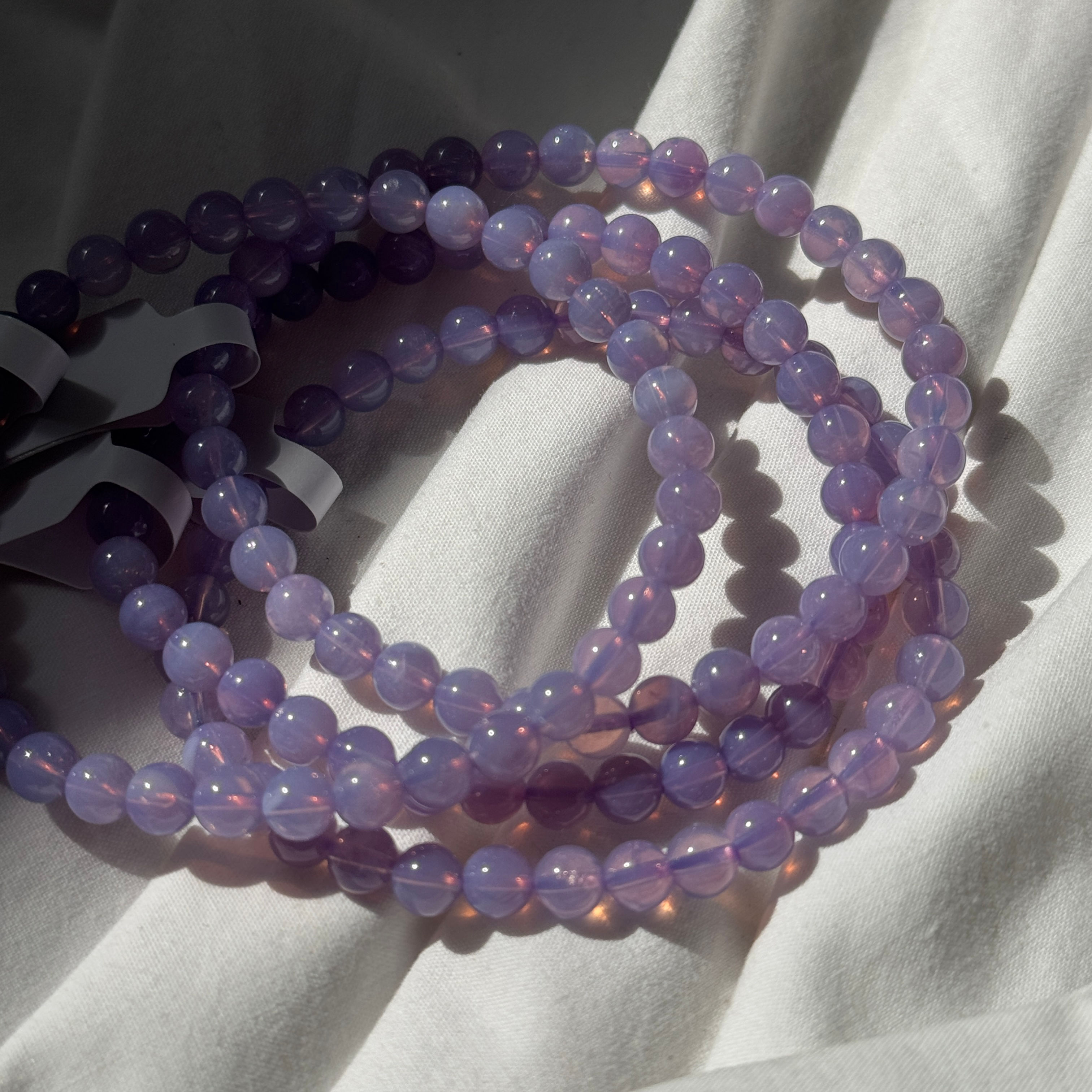 lavender moon quartz bracelet