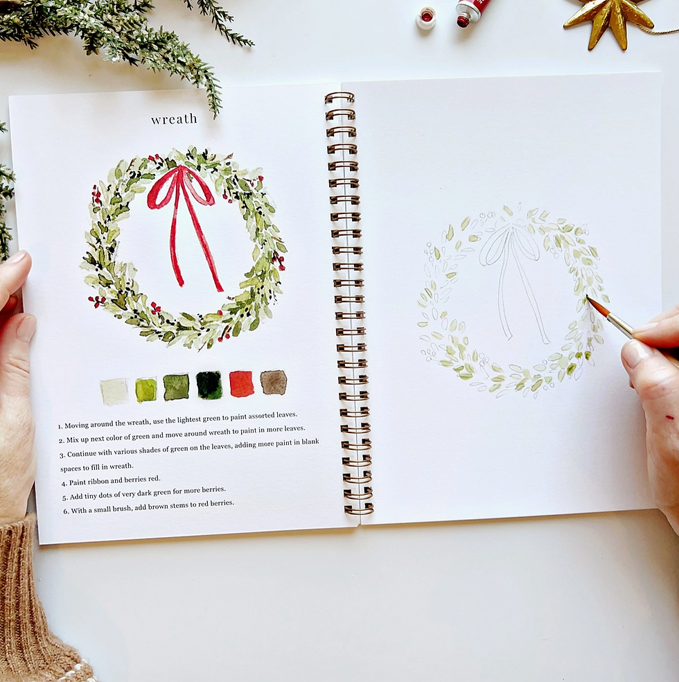Thumbnail: Christmas Watercolor Workbook