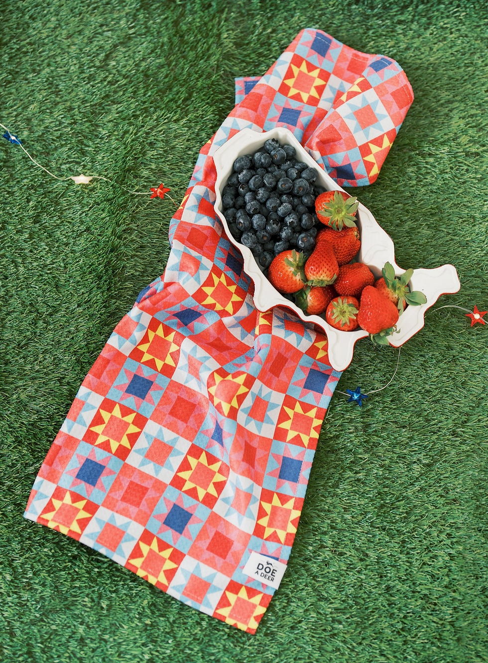 Thumbnail: Sawtooth Star Waffle Towel