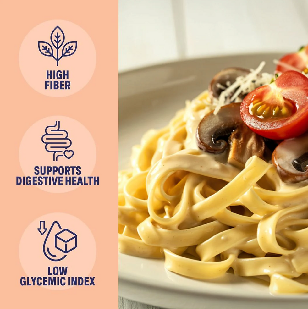 Thumbnail: High Fiber Fettuccine - Gut Friendly, Low Gi, USA Made Pasta