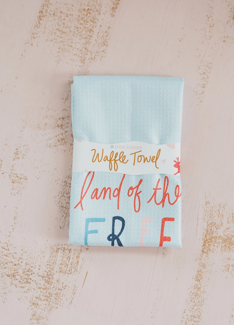 Thumbnail: Land of the Free Waffle Towel
