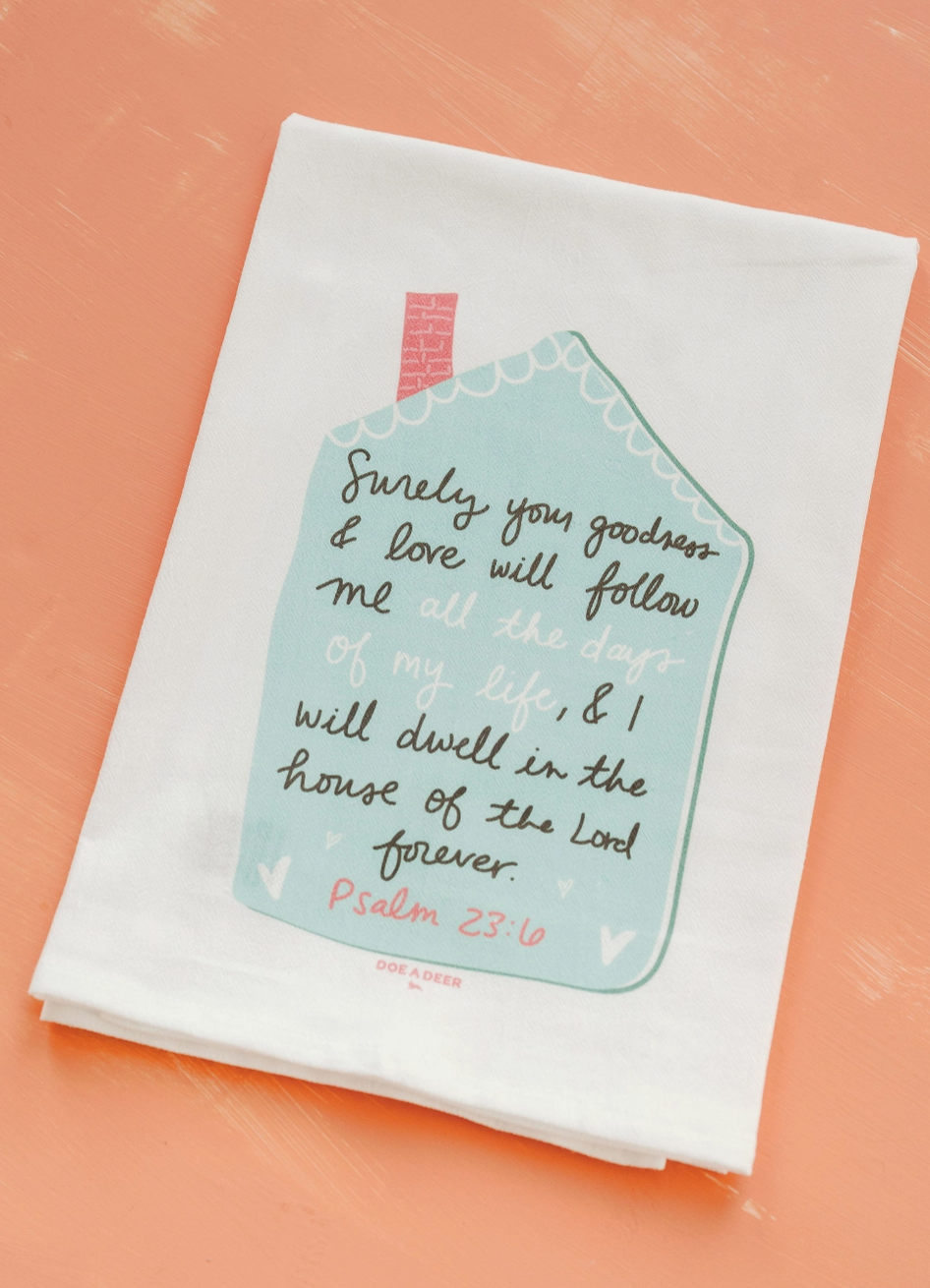 Thumbnail: House of The Lord | Flour Sack Tea Towel