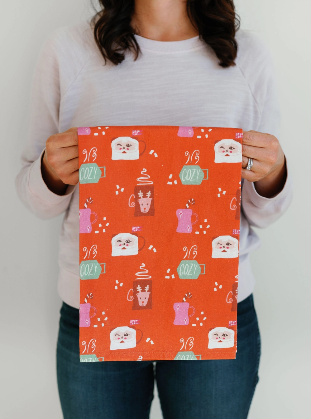 Full Pattern Cozy Mugs | Flour Sack Towel