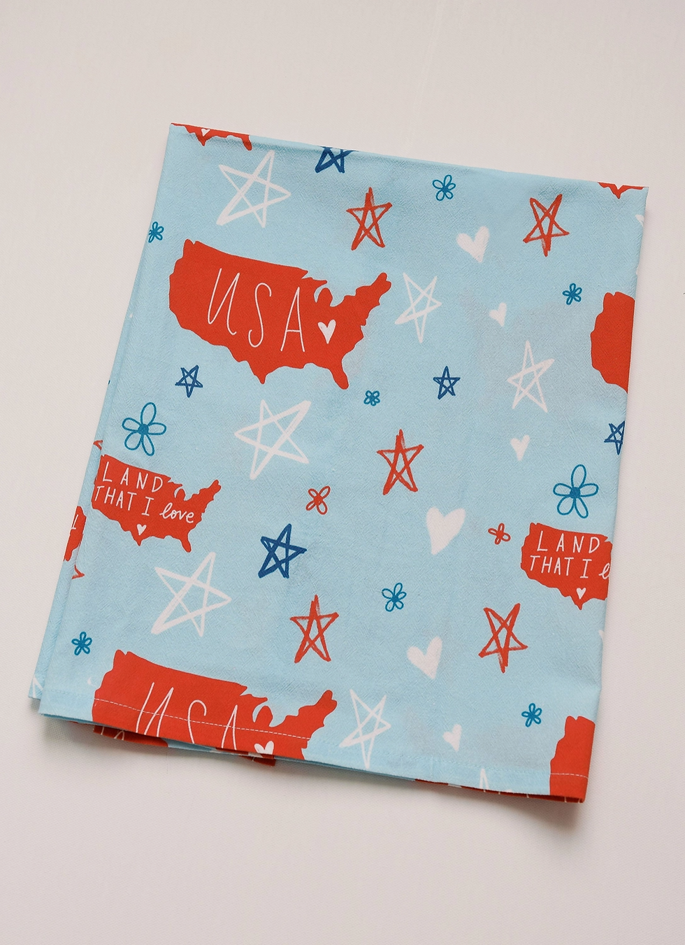 Thumbnail: Star Spangled Full Pattern Flour Sack Towel | Americana