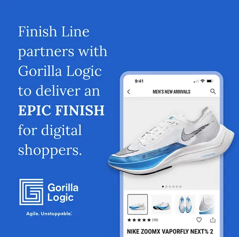 Finish Line Partners with Gorilla Logic to deliver an epic finish for digital shoppers