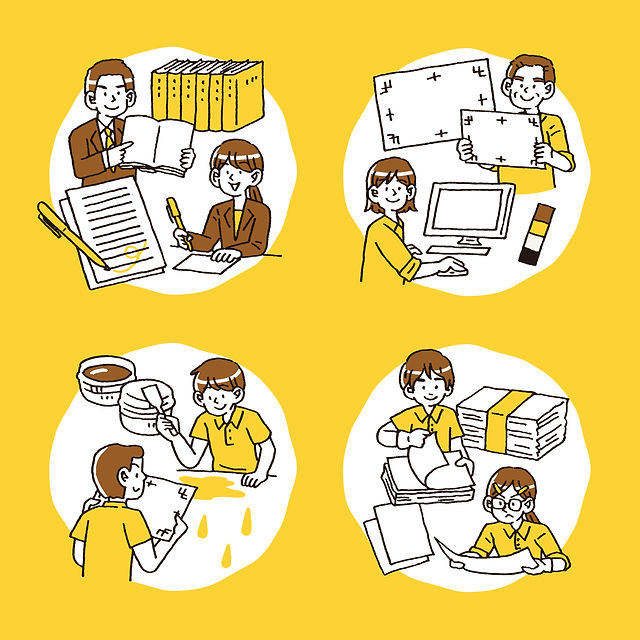 株式会社アルキャスト様 Webサイトイラスト