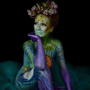 cuerpos pintados arte chile
sesion fotografica con diseño de bodypaint