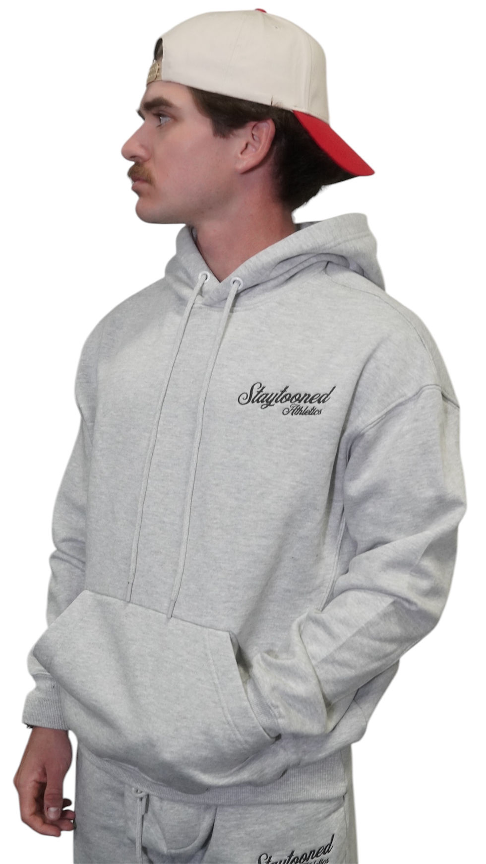 Thumbnail: Signature Hoodie Set (Heather Grey)