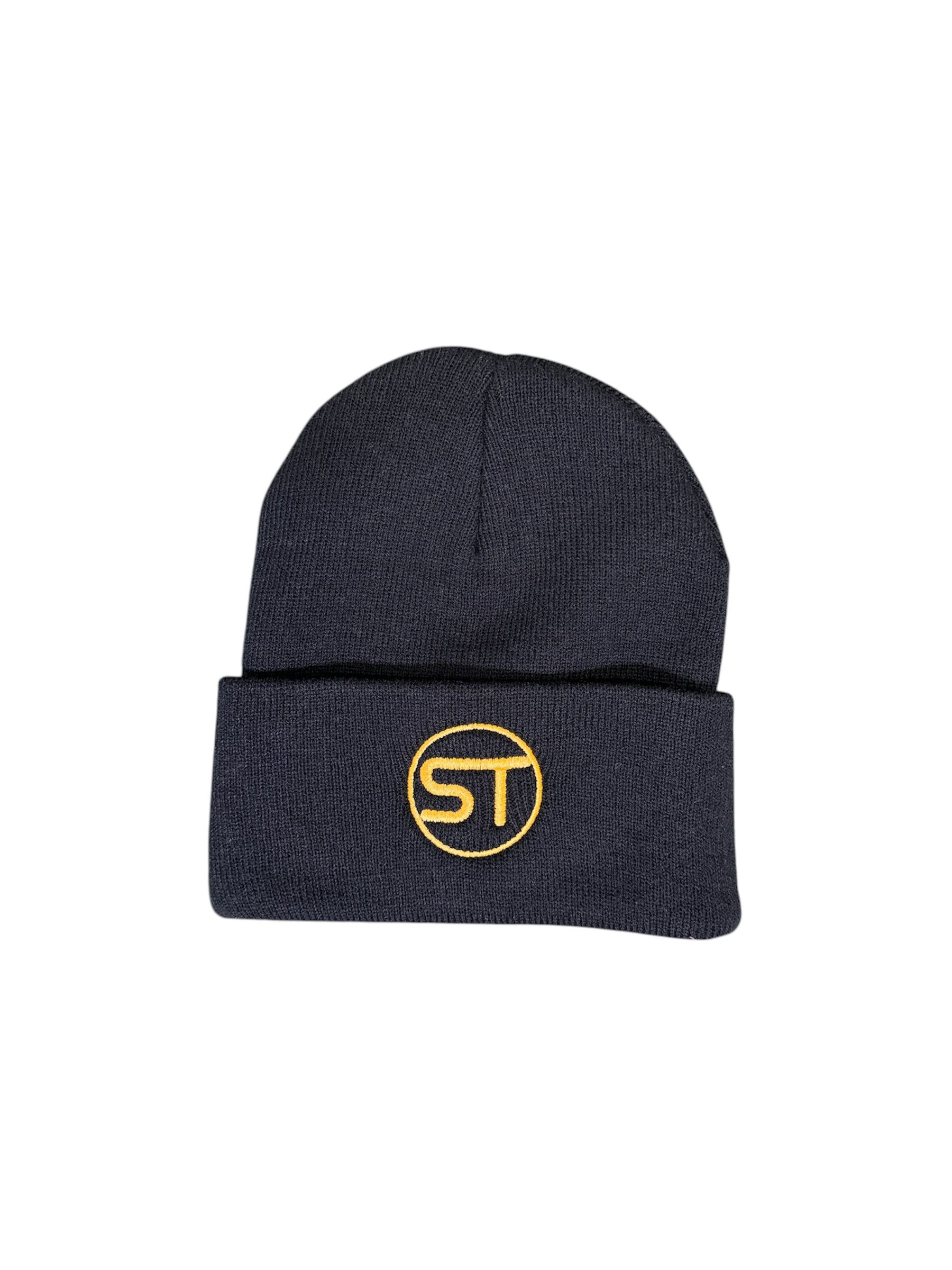 STAYTOONED Beanie (Black & Gold)